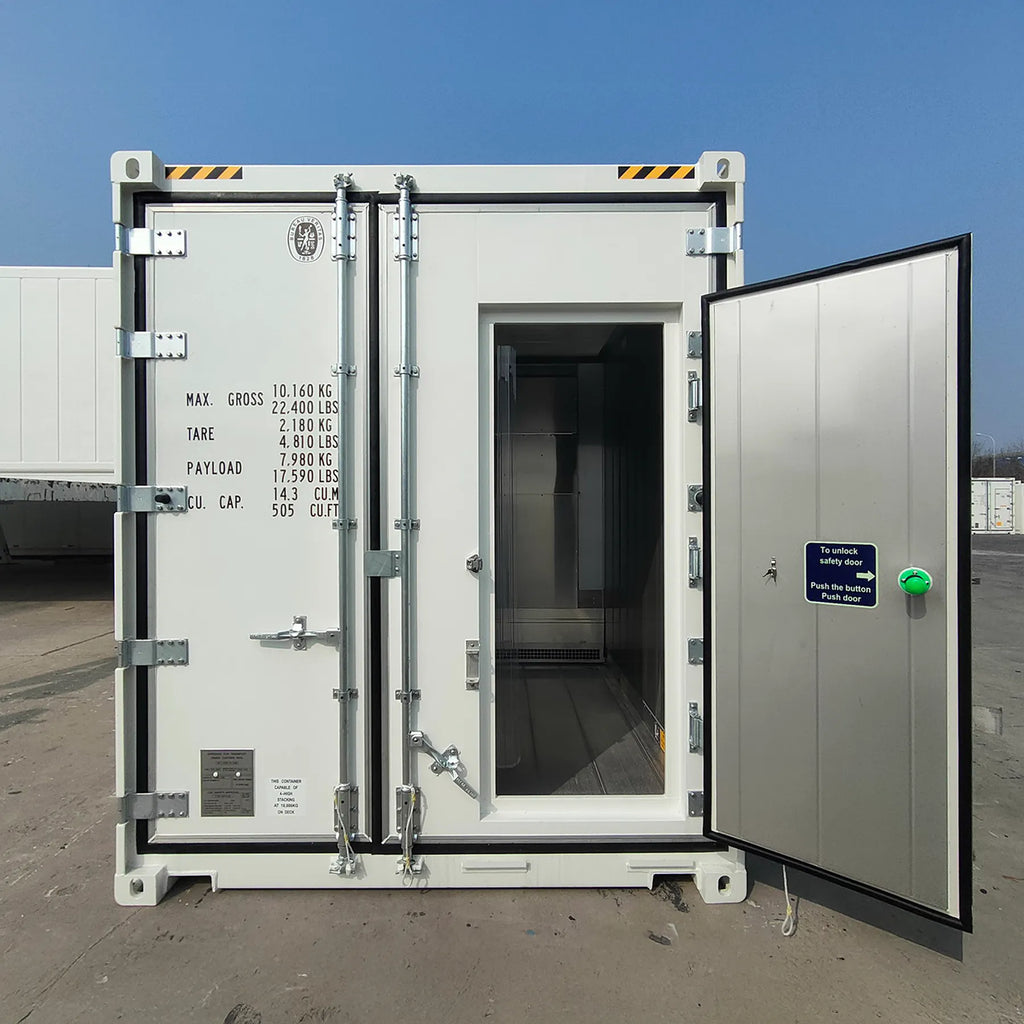 10 Fuß High Cube Kühlcontainer (-25°C bis +25°C) mit Luftfeuchtigkeitsregulierung
