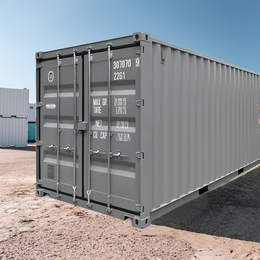 20 Fuß Double Door Seecontainer – Beidseitiger Zugang