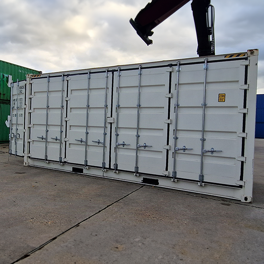 20 Fuß High Cube Full Side Access Seecontainer – Vollständiger Seitenzugang & Extra Höhe