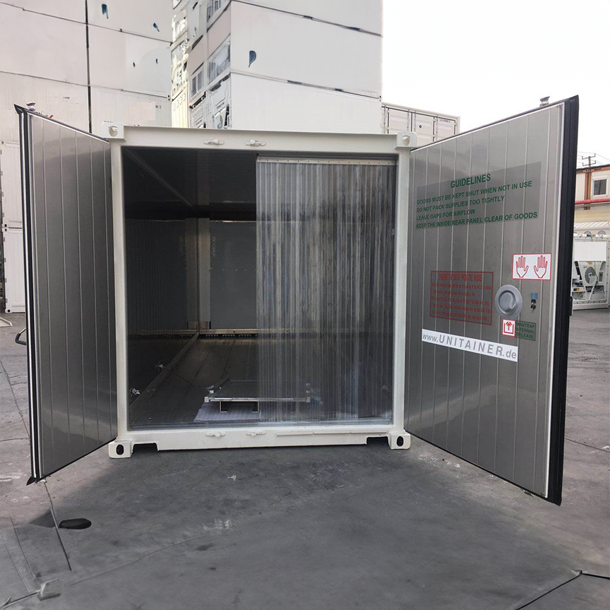 20 Fuß Kühlcontainer (-25°C bis +25°C) mit aktiver Kühlung