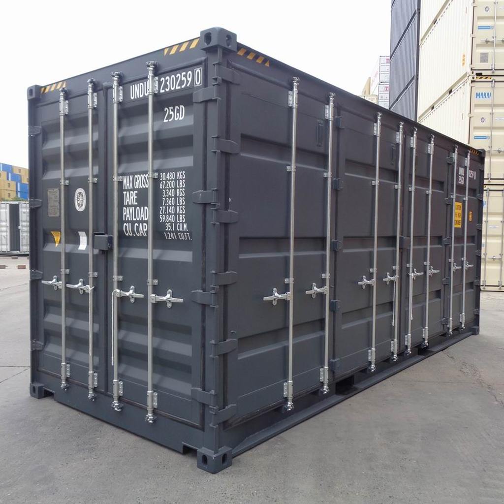 20 Fuß High Cube Double Door Seecontainer – Beidseitiger Zugang & Extra Innenhöhe
