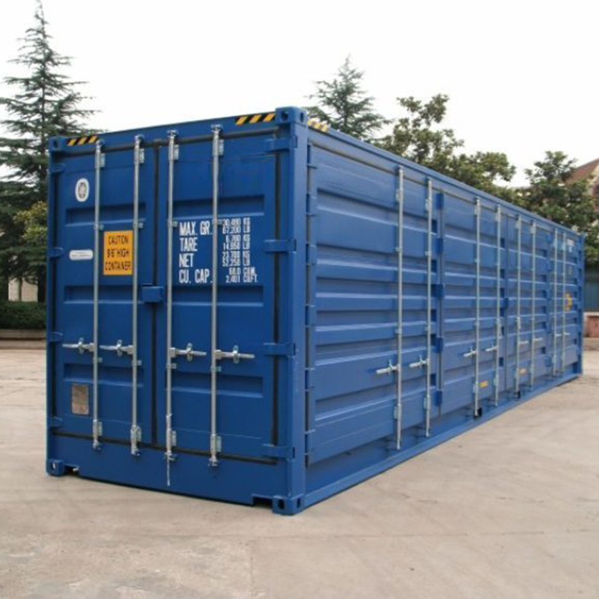 40 Fuß High Cube Side Door Seecontainer – Maximale Höhe & Barrierefreier Seitenzugang