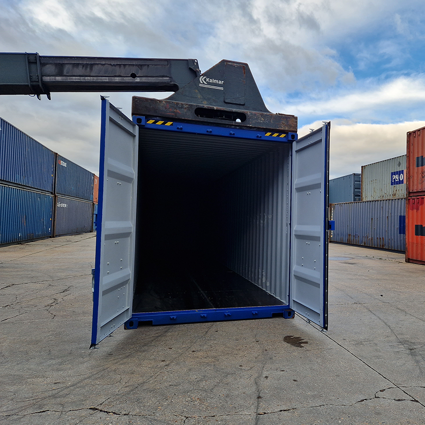 40 Fuß High Cube Double Door Container – Beidseitiger Zugang & Extra Innenhöhe