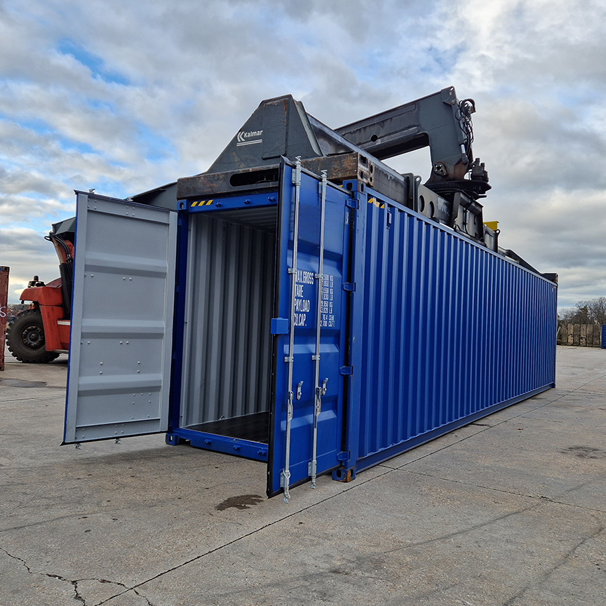 40 Fuß High Cube Double Door Container – Beidseitiger Zugang & Extra Innenhöhe