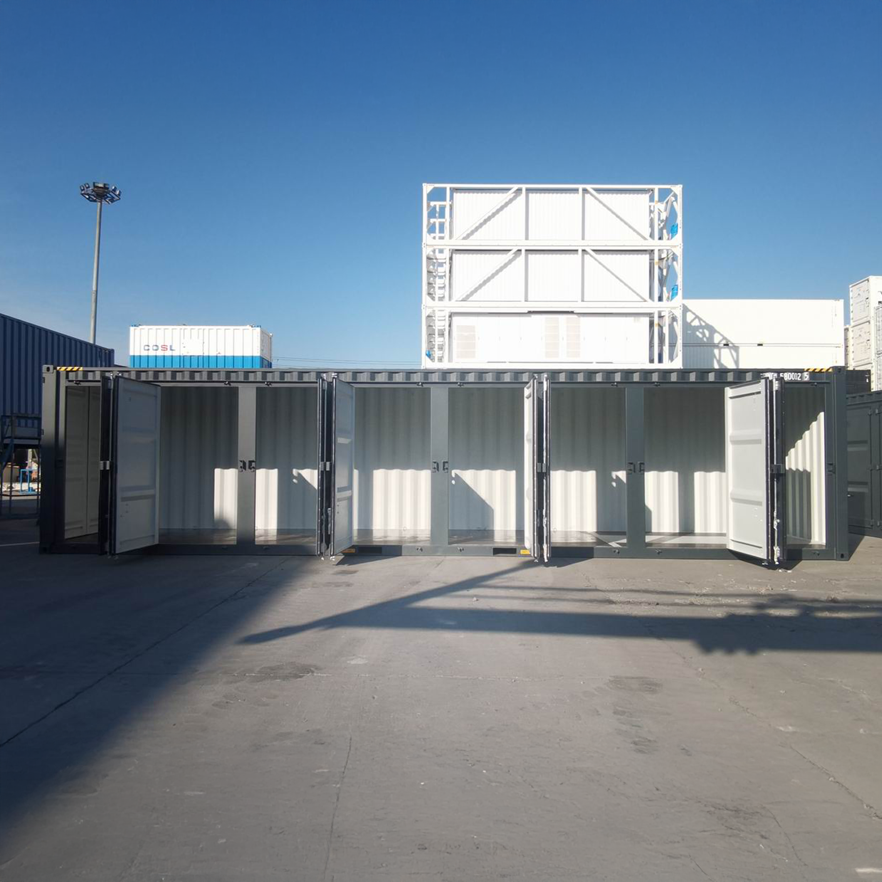 40 Fuß High Cube Side Door Seecontainer – Maximale Höhe & Barrierefreier Seitenzugang
