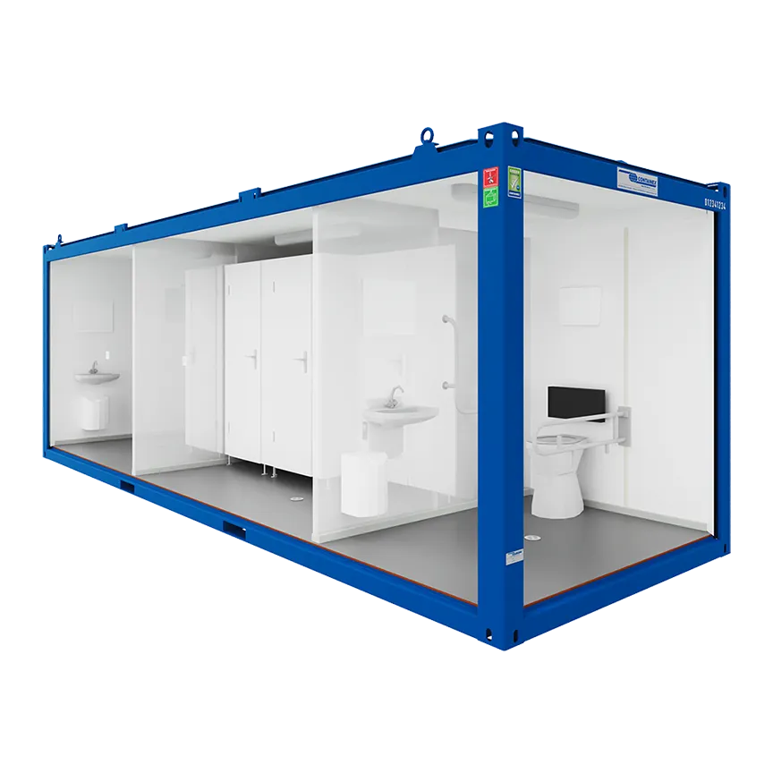 24 Fuß Sanitär- und WC-Container