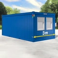 Bürocontainer XL, 3 Meter breit