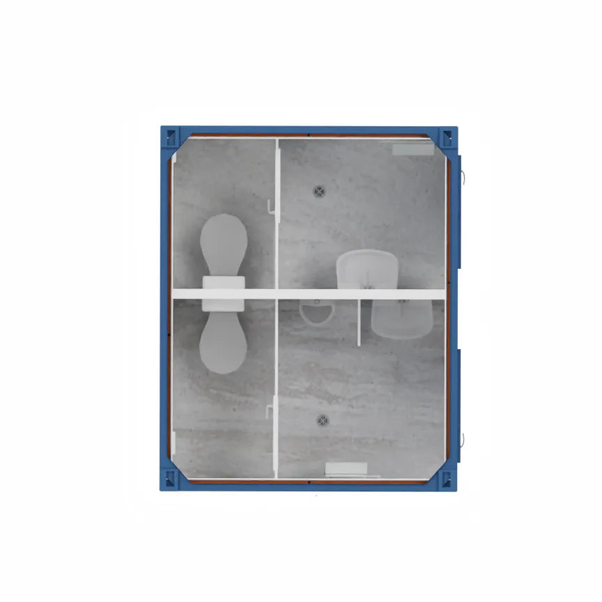 10 Fuß Sanitär- und WC-Container
