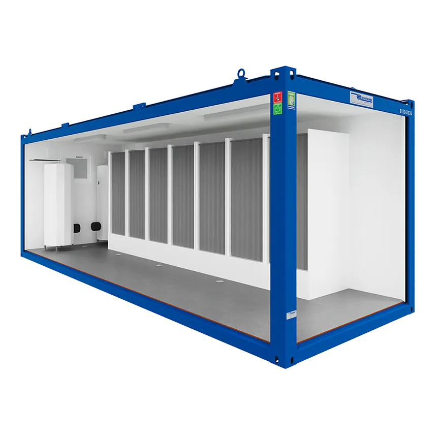 24 Fuß Sanitär- und WC-Container