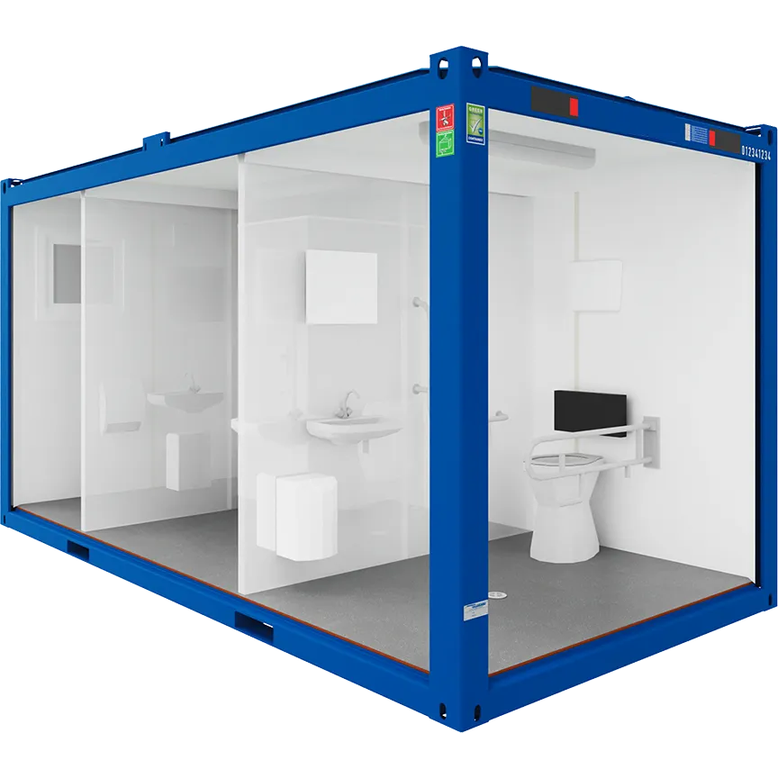 16 Fuß Sanitär- und WC-Container
