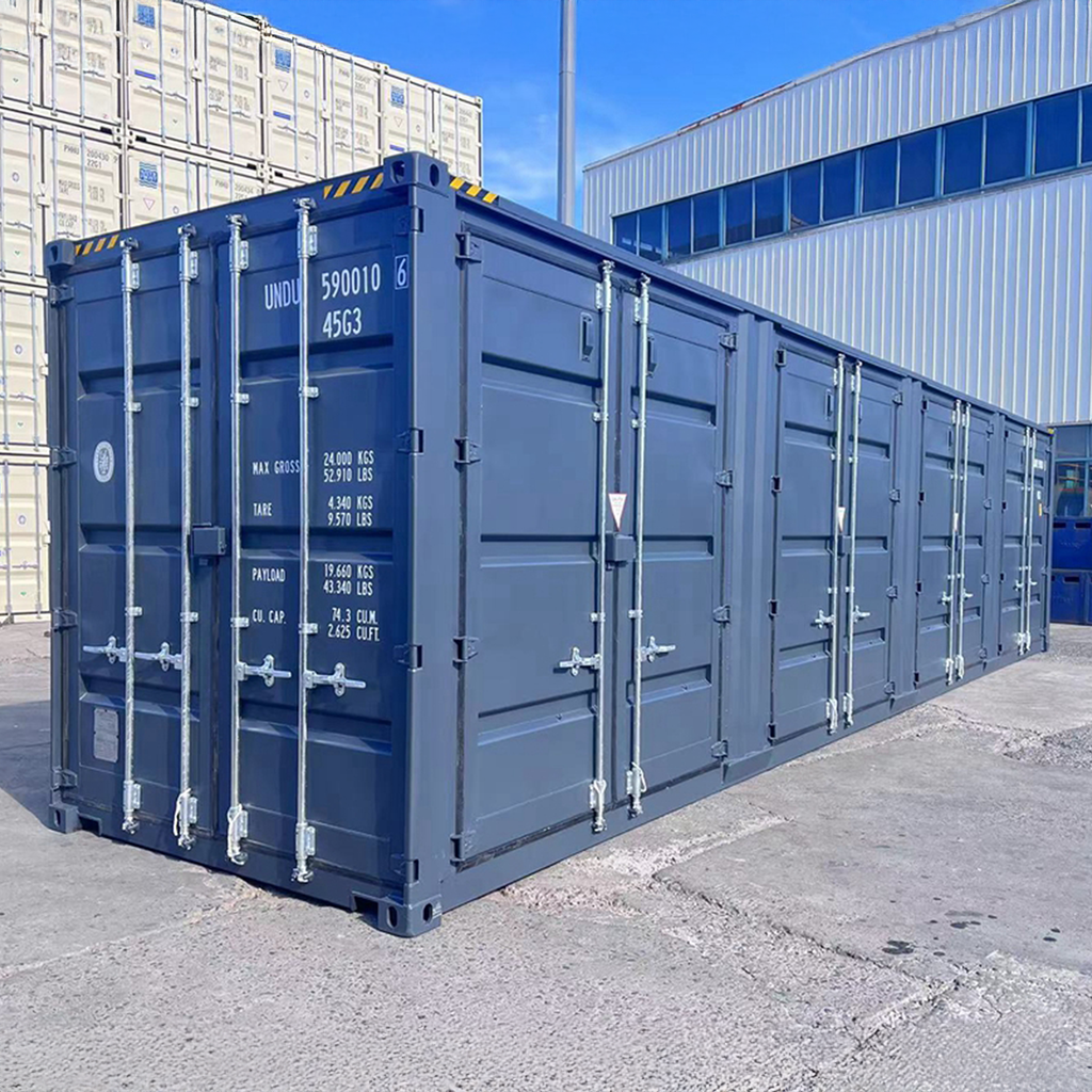 40 Fuß High Cube Side Door Seecontainer