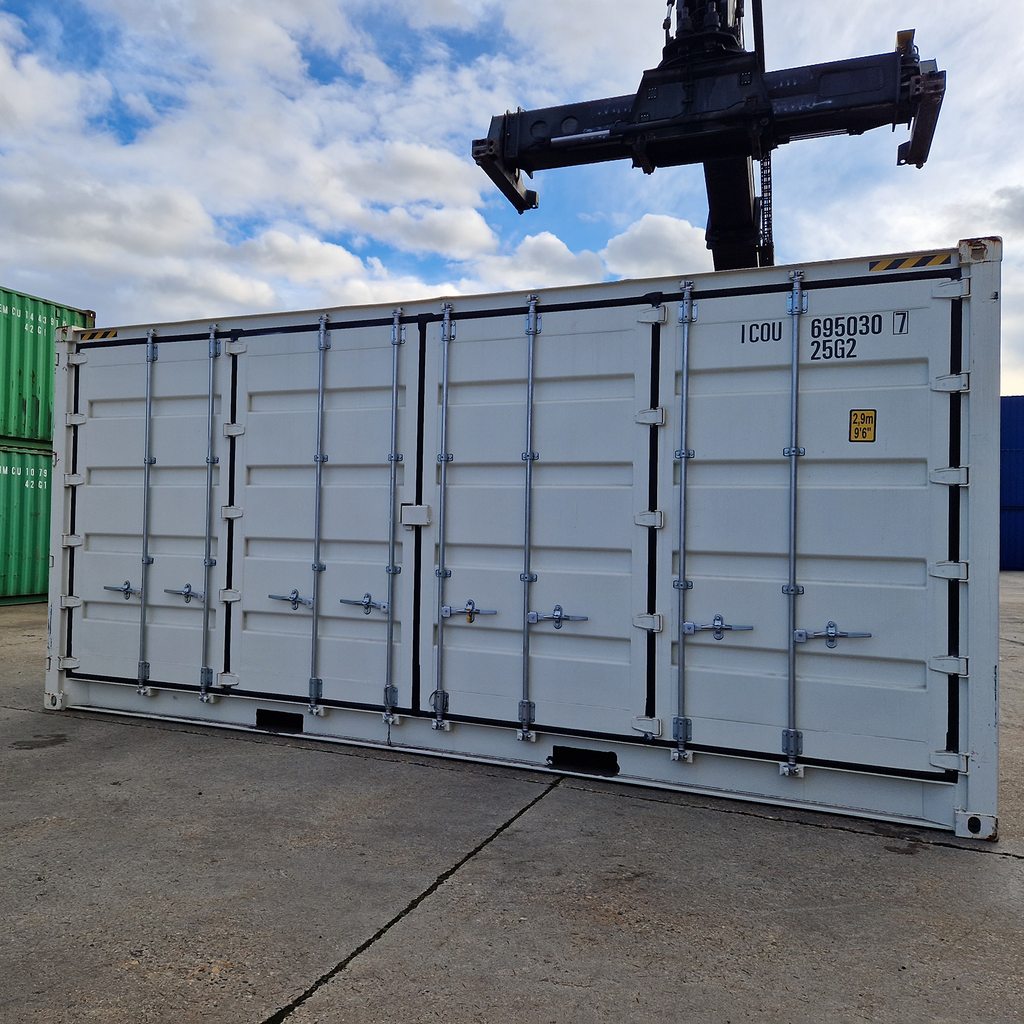 20 Fuß High Cube Double Door Seecontainer – Beidseitiger Zugang & Extra Innenhöhe