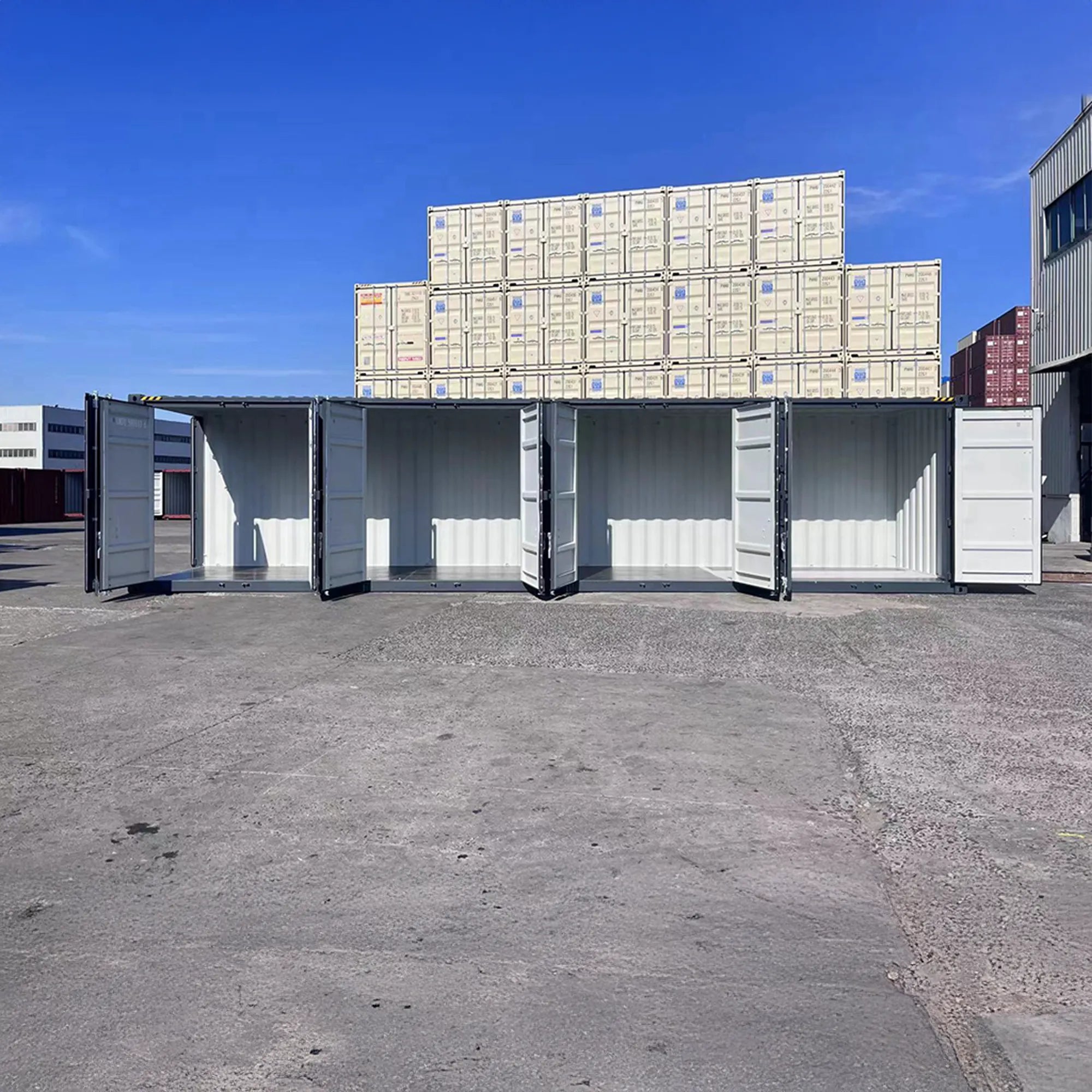 40 Fuß High Cube Side Door Seecontainer – Maximale Höhe & Barrierefreier Seitenzugang